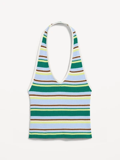 Ribbed Halter Top