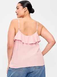 Sleeveless Ruffle Tank Top