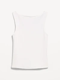 Hug Double-Layer Boat-Neck Top