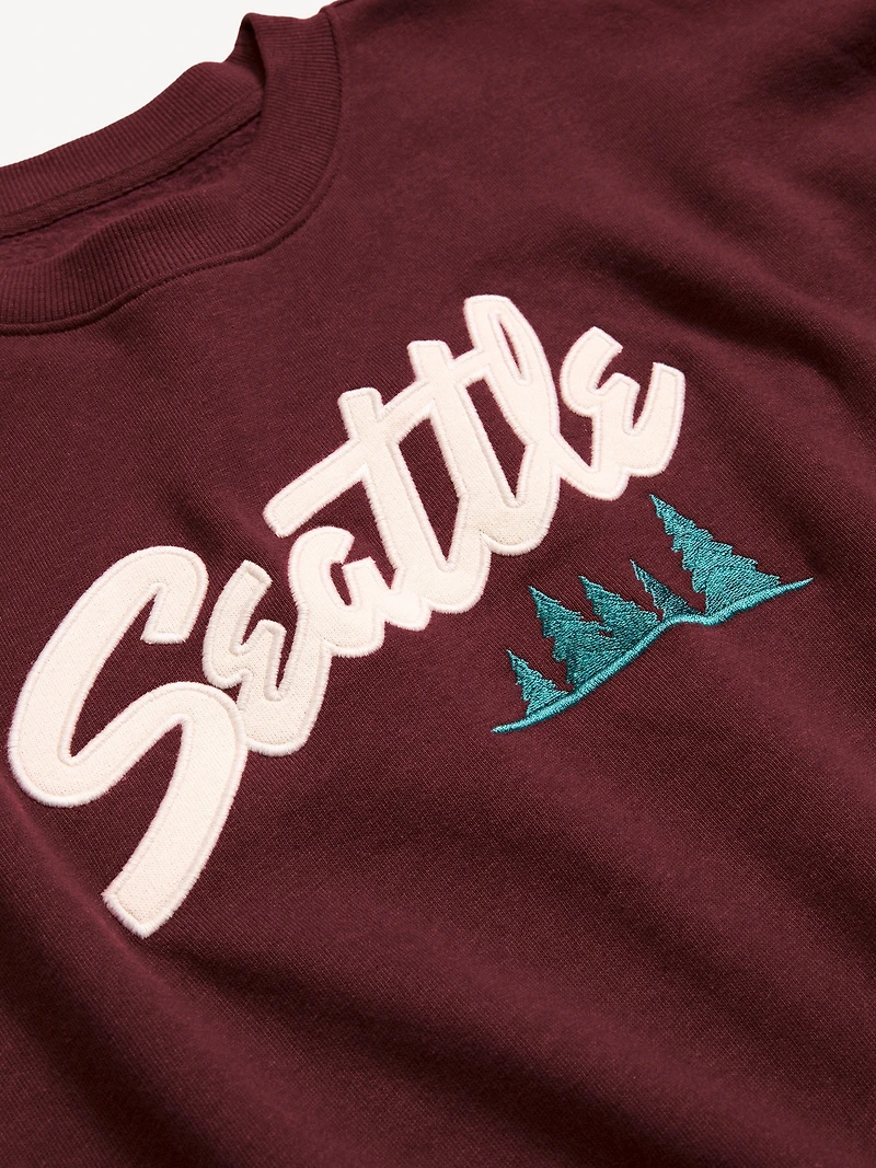 SoComfy Oversized Crew-Neck Sweatshirt