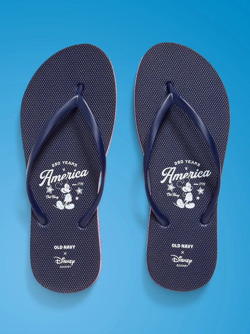 Old Navy x Disney Mickey Mouse Flip-Flop Sandals for Women (Partially Plant-Based)
