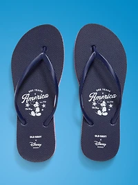 Old Navy x Disney Mickey Mouse Flip-Flop Sandals for Women (Partially Plant-Based)