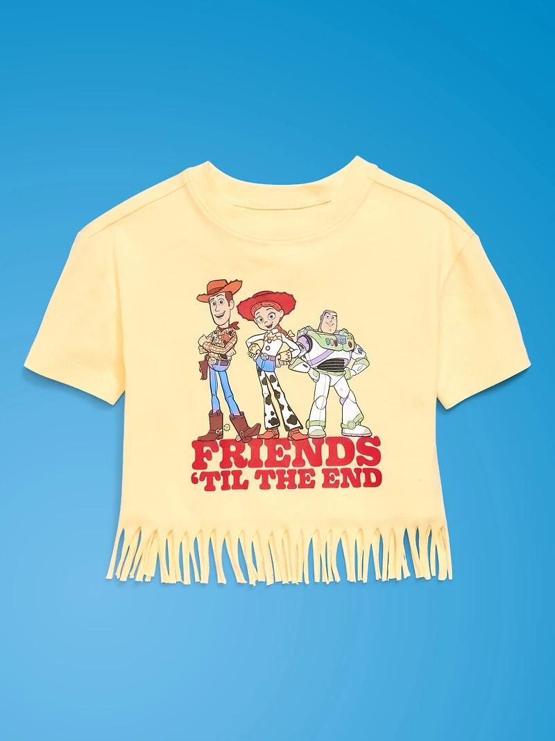 Old Navy x Pixar Toy Story Graphic Fringed-Hem T-Shirt for Toddler Girls