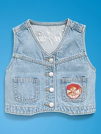 Old Navy x Pixar Toy Story Western Denim Vest for Toddler Girls