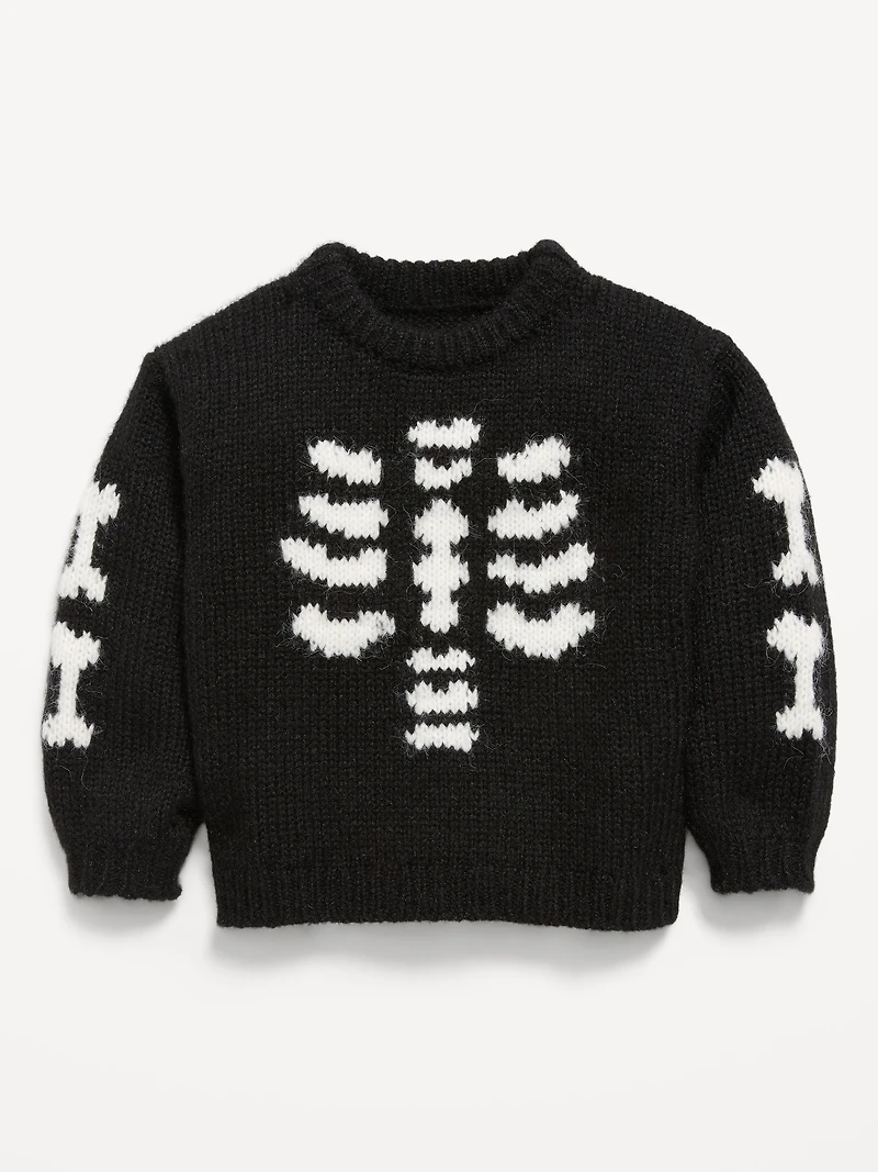 Long-Sleeve Graphic Sweater for Toddler Girls