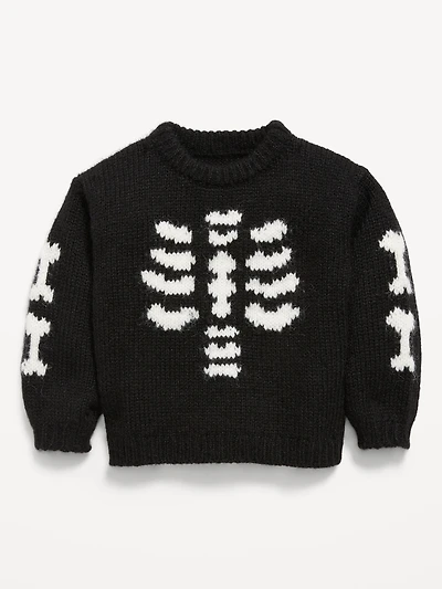 Long-Sleeve Graphic Sweater for Toddler Girls