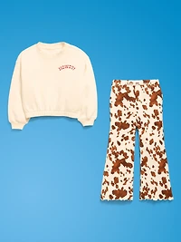 Old Navy x Pixar Toy Story Sweatshirt and Flare Leggings Set for Toddler Girls