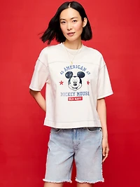 Old Navy x Disney Mickey Mouse Football-Style T-Shirt for Women