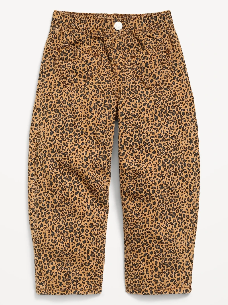 Super Baggy Barrel-Leg Jeans for Toddler Girls