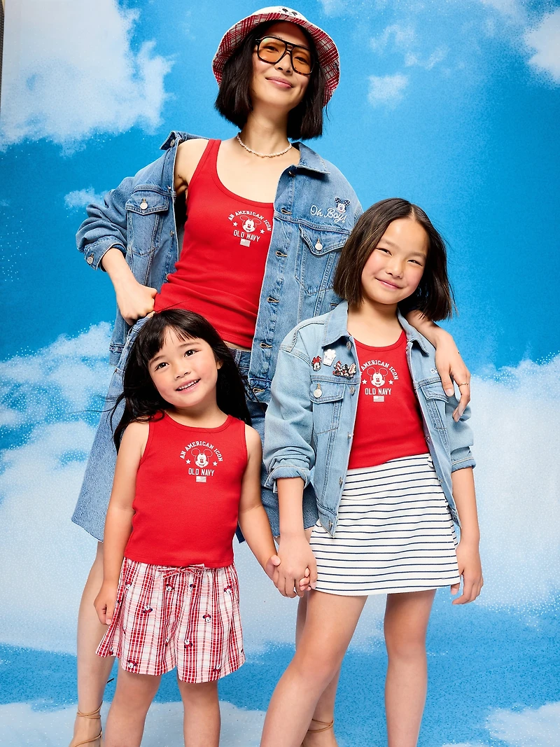 Old Navy x Disney Mickey Mouse Ribbed Tank Top for Toddler Girls