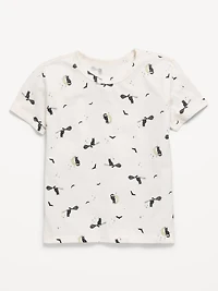Softest Printed Short-Sleeve T-Shirt for Girls