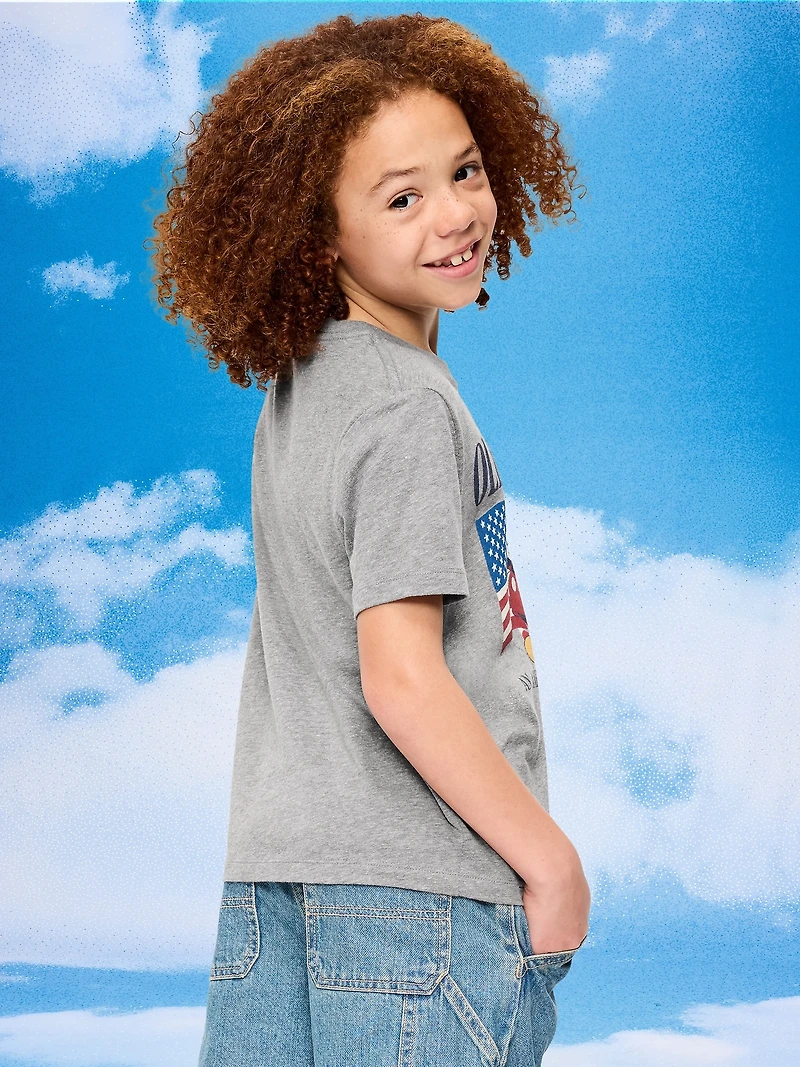 Old Navy x Disney Mickey Mouse Gender-Neutral Logo-Graphic T-Shirt for Kids