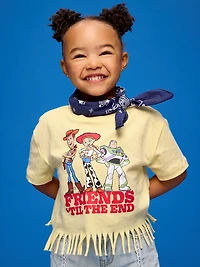 Old Navy x Pixar Toy Story Graphic Fringed-Hem T-Shirt for Toddler Girls