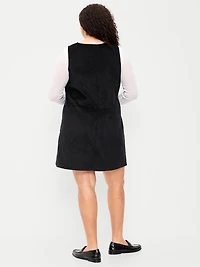Sleeveless Pinafore Mini Dress