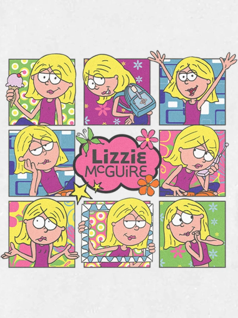 Lizzy McGuire Multi Lizzie Graphic T-shirt for Toddlers