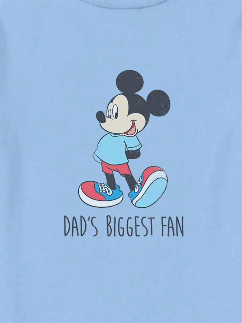 Mickey Classic Dads Fan Mickey Graphic T-shirt for Toddlers
