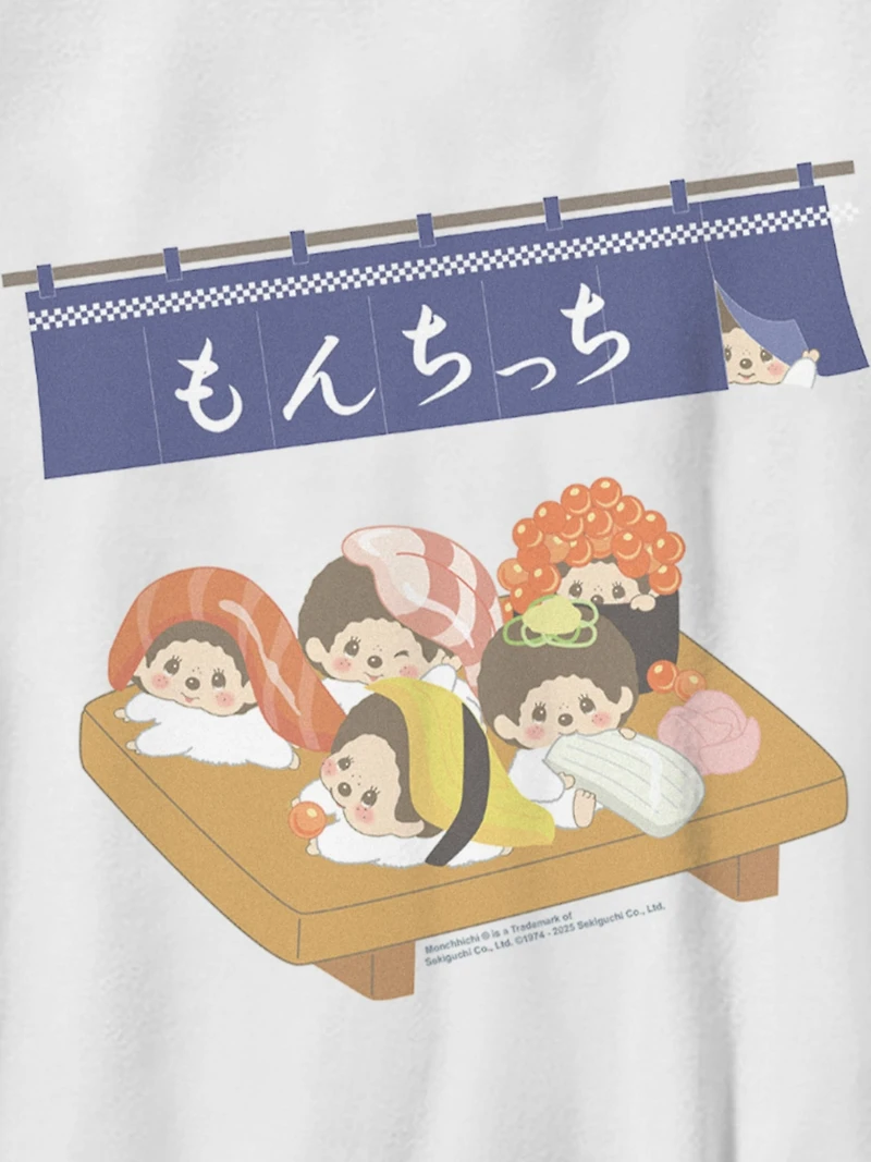 Monchhichi Sushi Graphic T-Shirt For Kids
