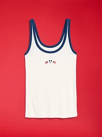 Old Navy x Disney Mickey Mouse Ribbed Scoop-Neck Tank Top for Women