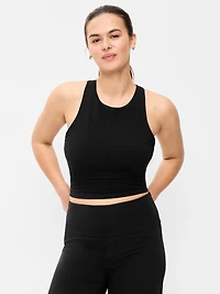 Medium Support PowerSoft High-Neck Racerback Sports Bra