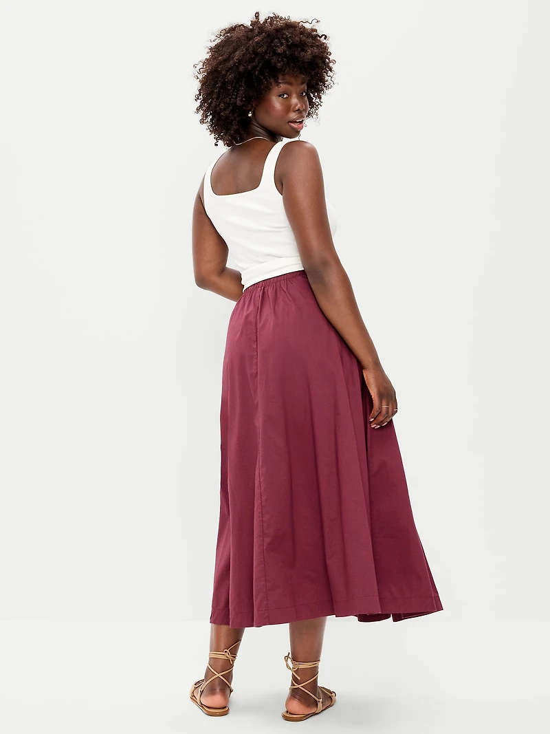Poplin Mini Skirt