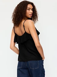 Ruffle-Front Tank Top