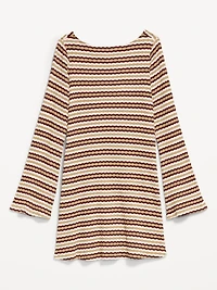 Pointelle Rib-Knit Cover-Up