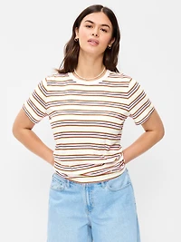 EveryWear Crew-Neck Striped T-Shirt