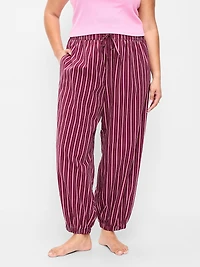 Cinched Poplin Balloon Pants