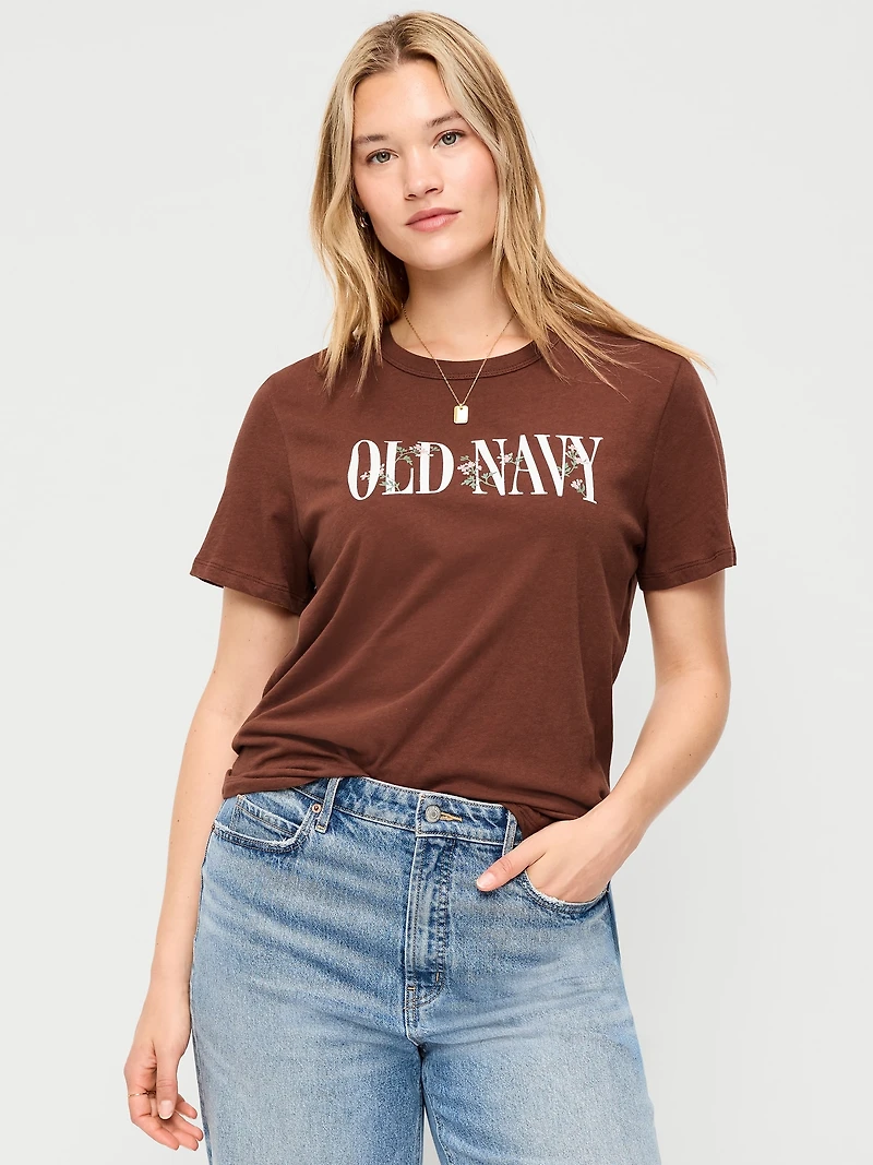 EveryWear Crew-Neck Logo-Graphic T-Shirt
