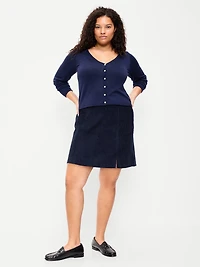 Corduroy Mini Skirt
