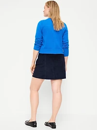 Corduroy Mini Skirt