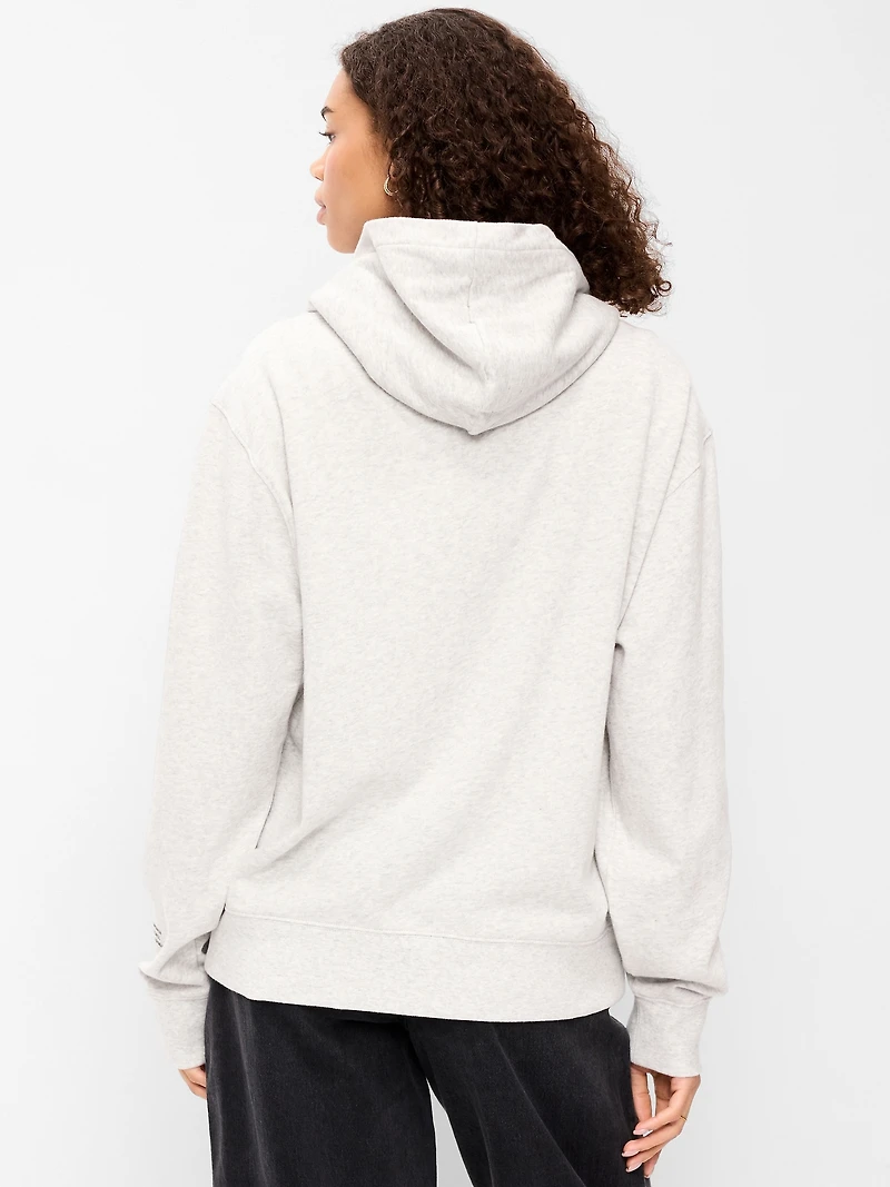 Logo-Graphic Popover Hoodie