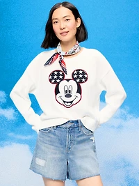 Old Navy x Disney Mickey Mouse Crew-Neck Graphic Sweater for Women