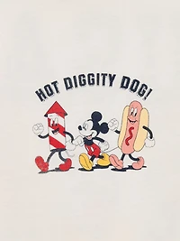 Old Navy x Disney Mickey Mouse Logo-Graphic T-Shirt for Adults