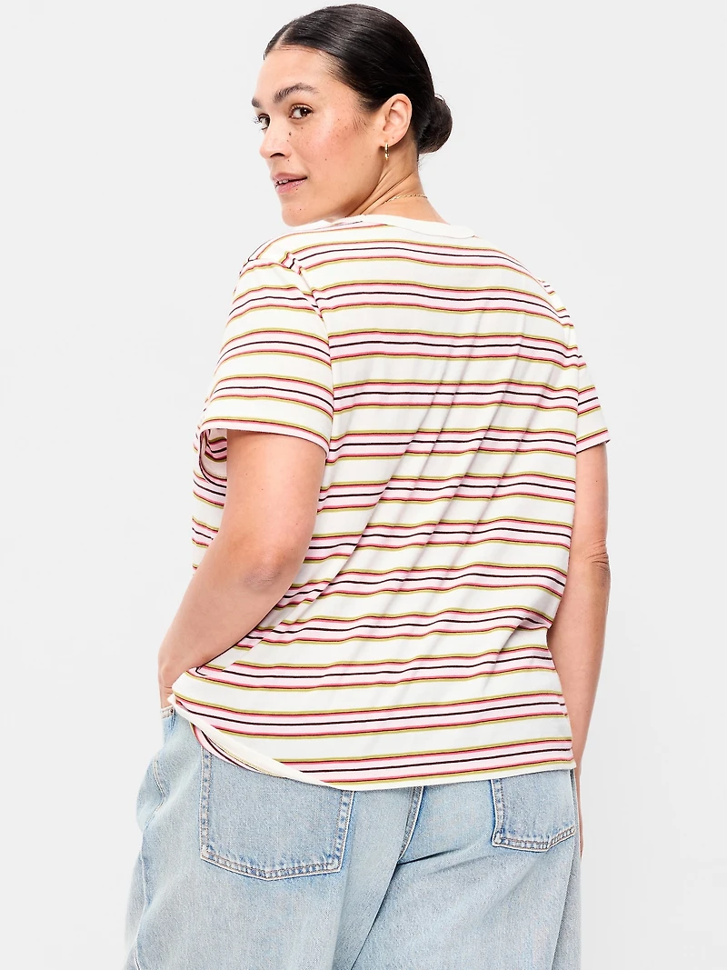 EveryWear Crew-Neck Striped T-Shirt