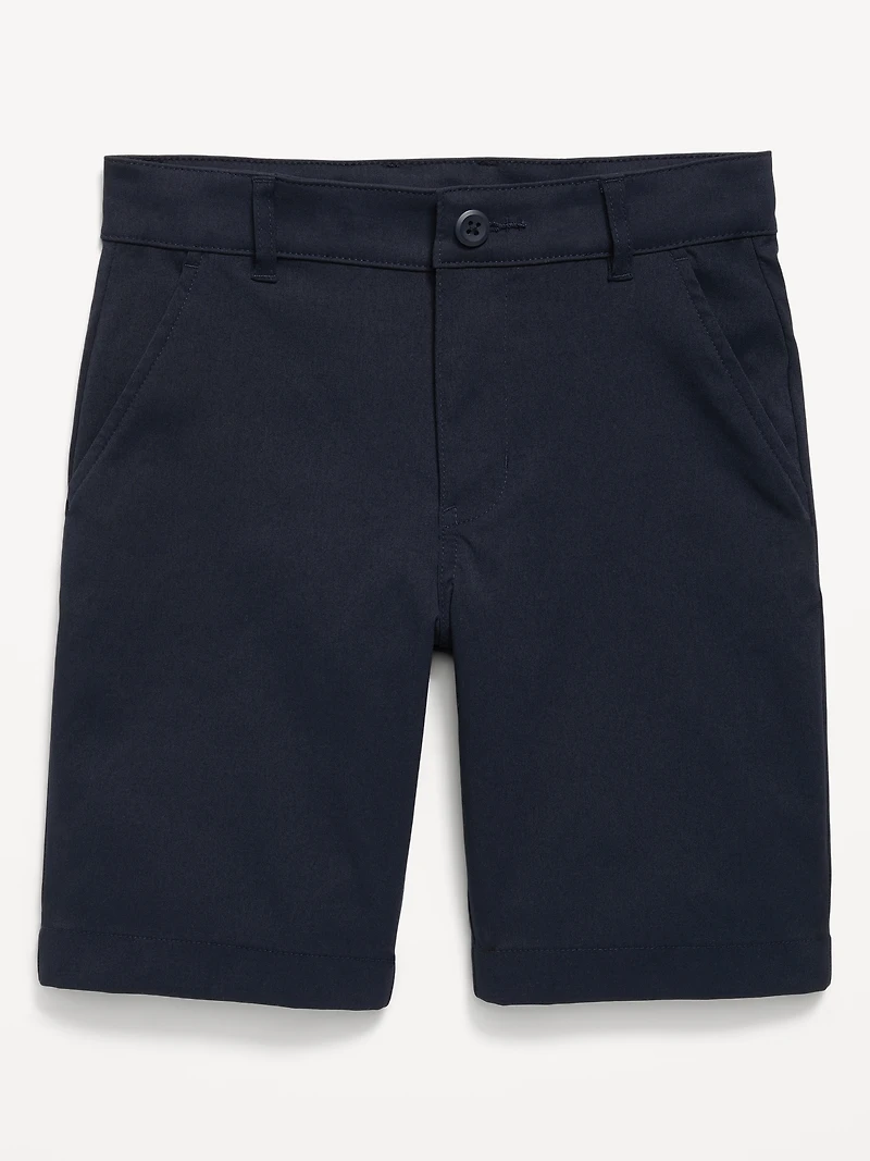 School Uniform Quick-Dry Tech Knee Length Shorts for Boys