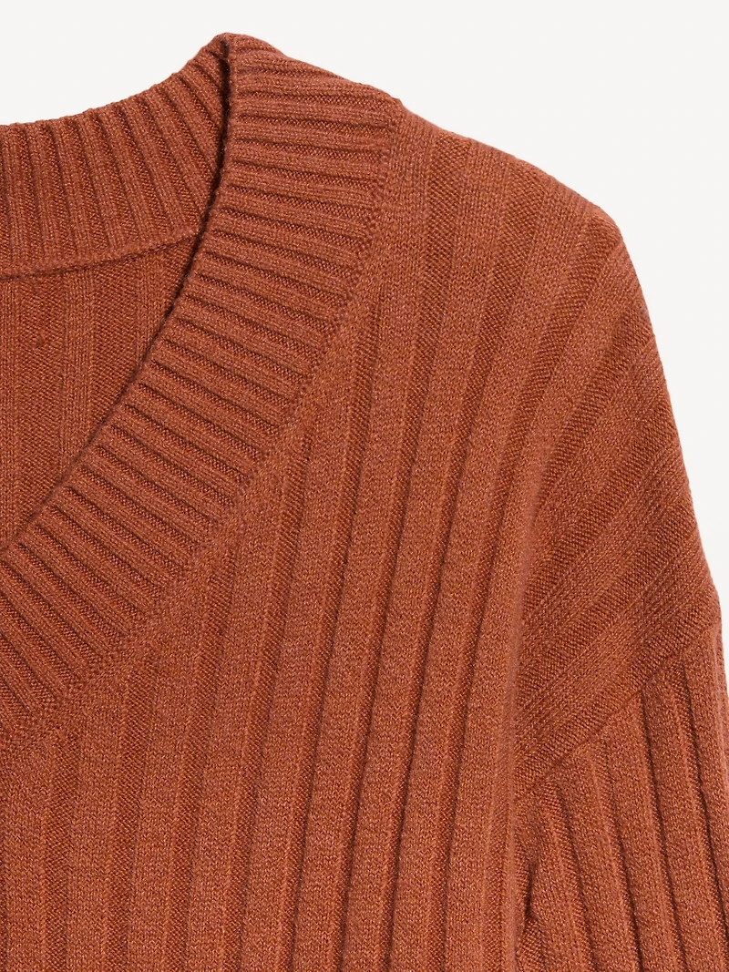 SoSoft Ribbed V-Neck Sweater