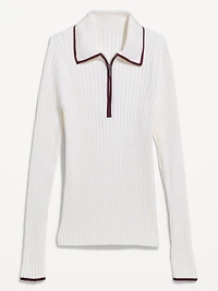 Long-Sleeve Half-Zip Top
