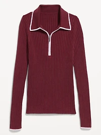 Long-Sleeve Half-Zip Top