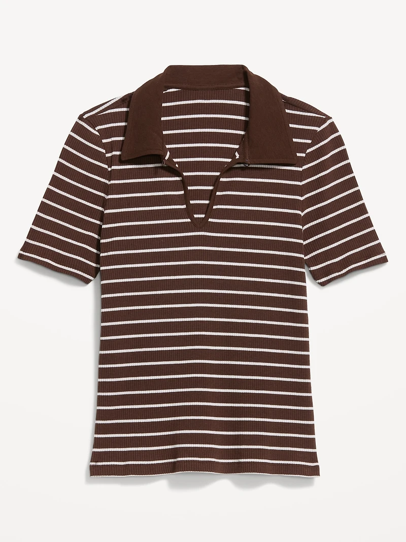 Keyhole Polo Top