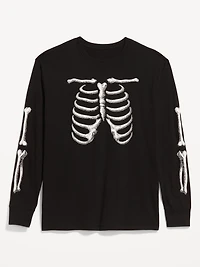 Loose Rotation Long-Sleeve Graphic T-Shirt