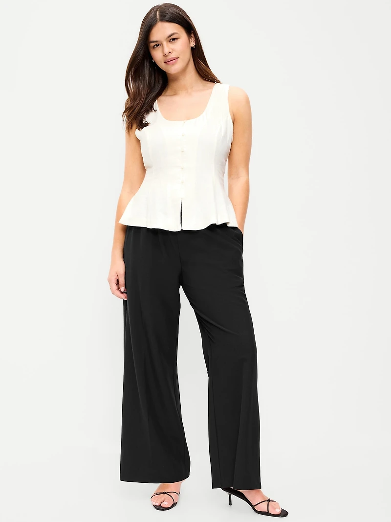 High-Waisted Billie Wide-Leg Trouser