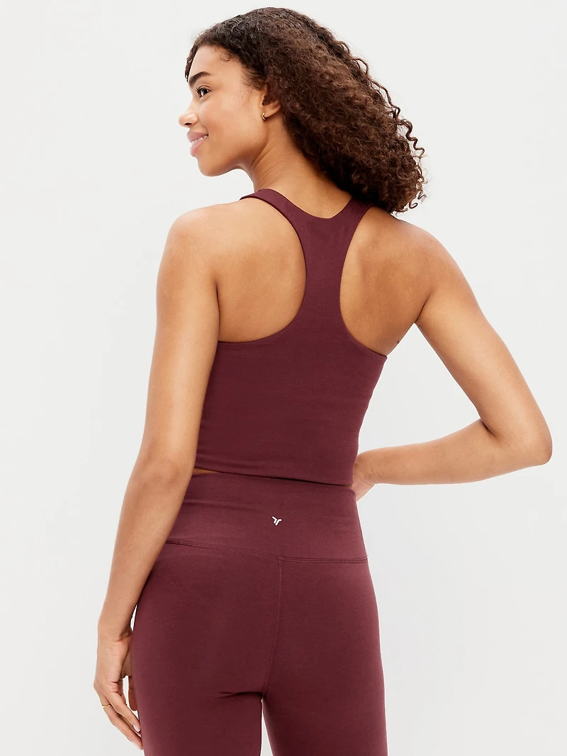 Light Support PowerChill High-Neck Racerback Sports Bra