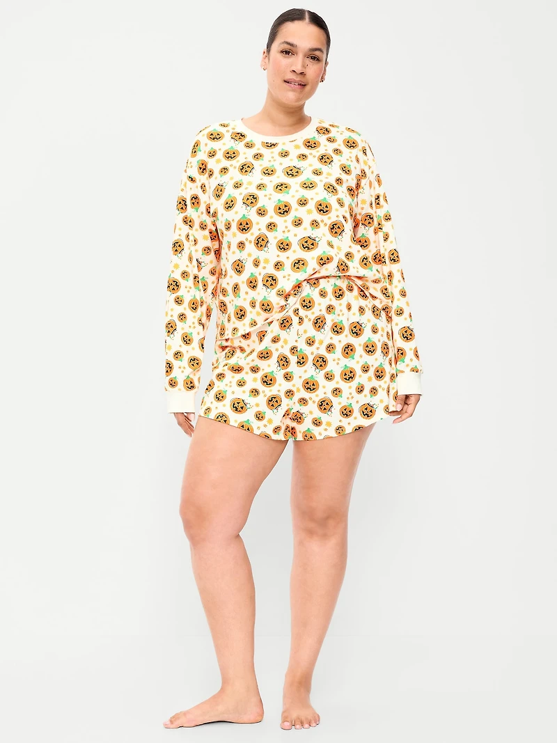 Halloween Pajama T-Shirt and Shorts Set
