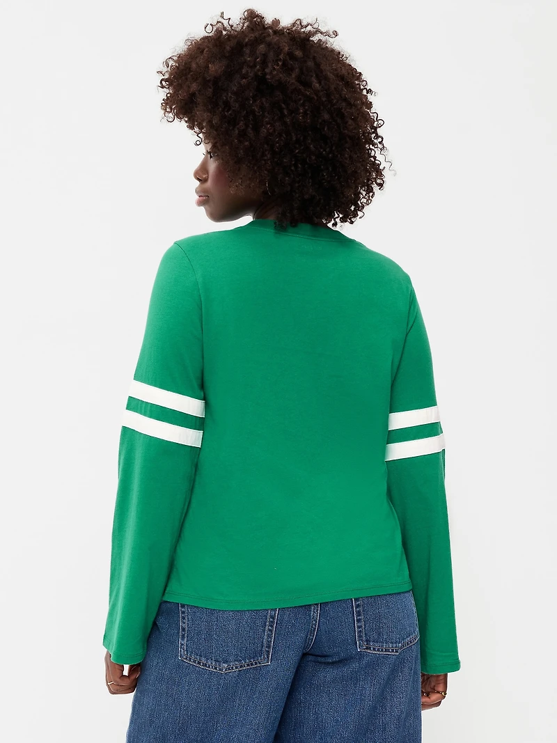 EveryWear Long-Sleeve Graphic T-Shirt