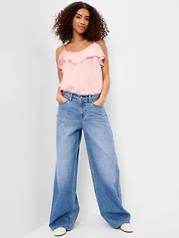 Sleeveless Ruffle Tank Top