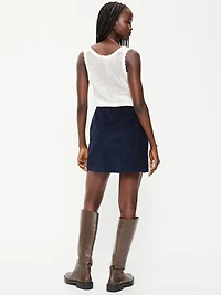 Corduroy Mini Skirt