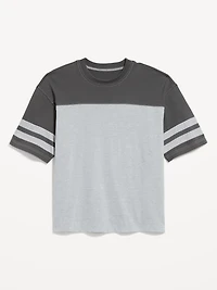 Heavyweight Short-Sleeve Football-Style T-Shirt