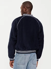 Varsity Corduroy Bomber Jacket