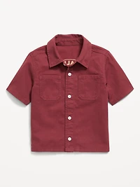 Short-Sleeve Boxy Shirt for Toddler Boys
